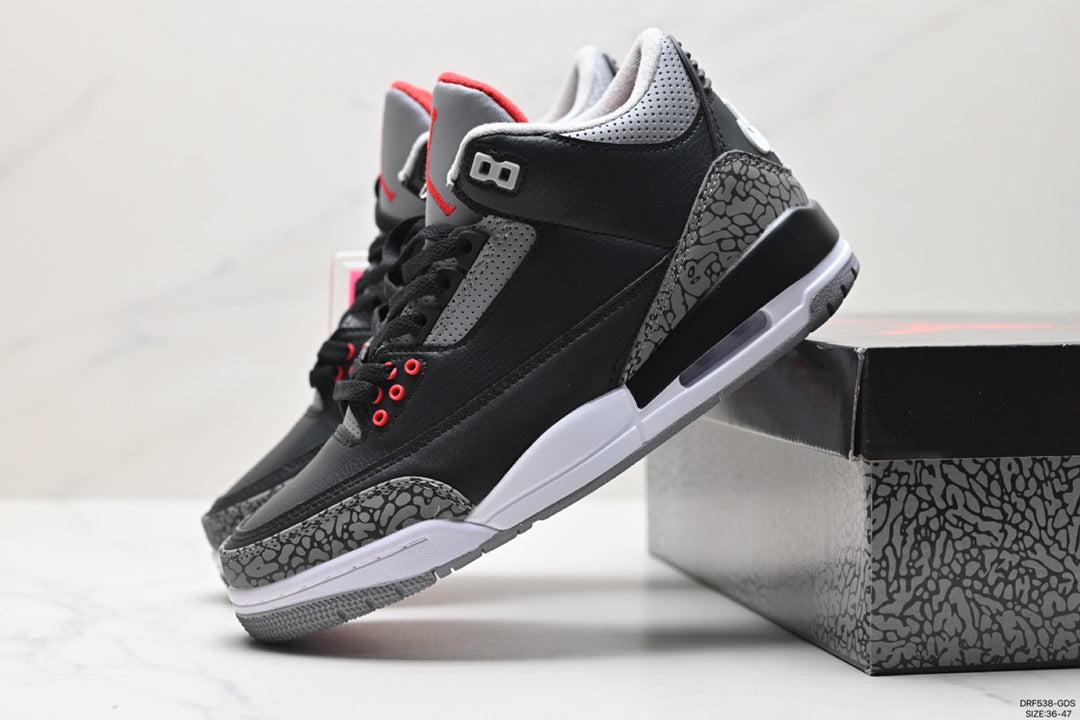 NIKE AIR JORDAN 3 RETRO BLACK CEMENT