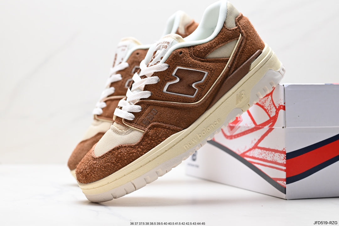 New Balance 550 Aime Leon Dore Pelle Scamosciata Marrone